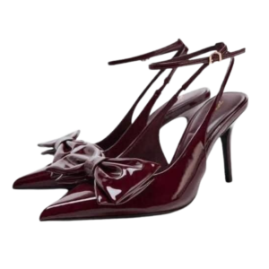 Home Women’s bow slingback stiletto heels
