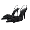 Velisse Bow slingback stiletto heels