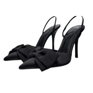 Home Velisse Bow slingback stiletto heels